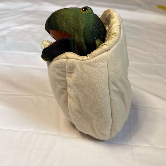 Folkmanis egg baby dinosaur hand puppet - Picture 1 of 8